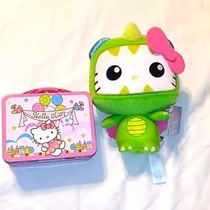 Hello Kitty Kaiju Plushie & Mini Lunchbox Bundle